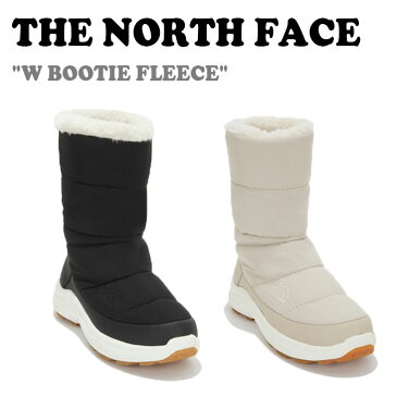 ノースフェイス ブーツ THE NORTH FACE レディース W BOOTIE FLEECE W ブーティー フリース BLACK ブラック BEIGE ベージュ NS99M60A/B シューズ 【中古】未使用品