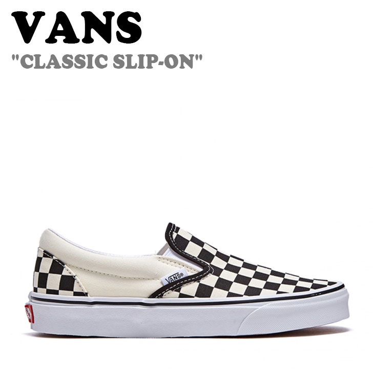 バンズ スリッポン スニーカー VANS メンズ レディース CLASSIC SLIP-ON クラシック スリッポン BLACK ブラック WHITE ホワイト VN000EYEBWW1 FLVNCA1U26 シューズ 【中古】未使用品