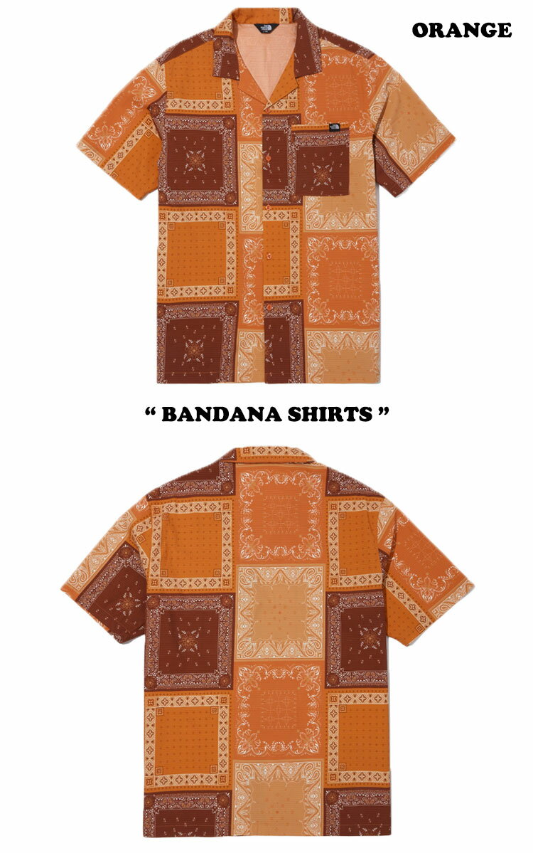 ノースフェイス 半袖シャツ THE NORTH FACE メンズ レディース BANDANA SHIRTS バ...