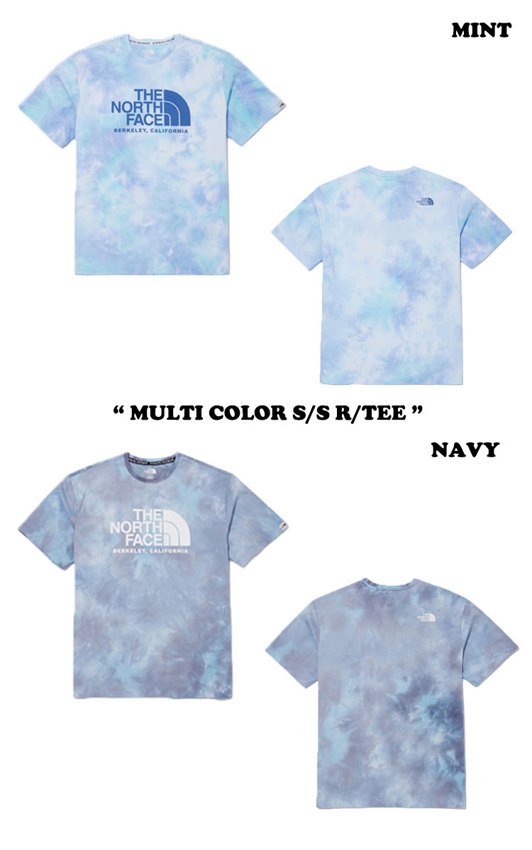 ノースフェイス Tシャツ THE NORTH FACE メンズ レディース MULTI COLOR S/S R/TEE マルチカラー ショートスリーブ ラウンドTシャツ BLACK ブラック AQUARIUS アクエリアス MINT ミント NAVY ネイビー PINK ピンク 半袖 NT7UN12J/K/L/M/N ウェア 【中古】未使用品 3