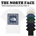 ノースフェイス 半袖Tシャツ THE NORTH FACE NSE BANDANA S/S R/TEE 2 NSE バンダナ ショートスリーブ ラウンドTEE 2 WHITE ホワイト IVORY アイボリー NAVY ネイビー GREY グレー GREEN グリーン BLUE ブルー NT7UN48A/B/C/D/E/F/G ウェア 【中古】未使用品