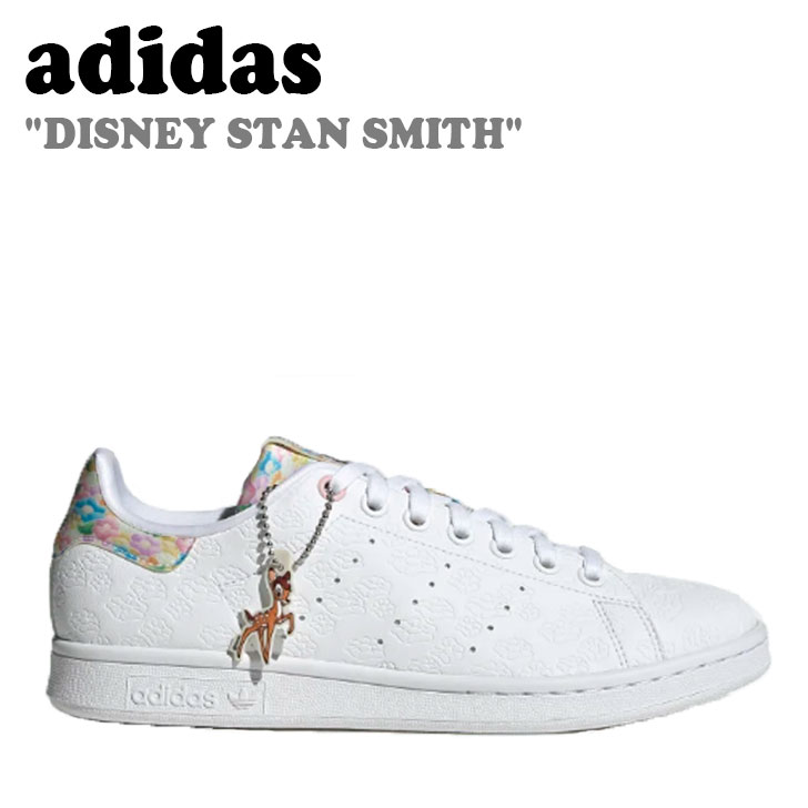 アディダス スニーカー adidas メンズ レディース DISNEY STAN SMITH ディズニー スタンスミス CLOUD WHITE クラウドホワイト CLEAR PINK クリアピンク GOLD METALLIC ゴールドメタリック GV7931 シューズ 【中古】未使用品