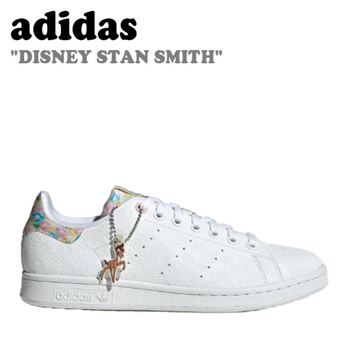 アディダス スニーカー adidas メンズ レディース DISNEY STAN SMITH ディズニー スタンスミス CLOUD WHITE クラウドホワイト CLEAR PINK クリアピンク GOLD METALLIC ゴールドメタリック GV7931 シューズ 【中古】未使用品