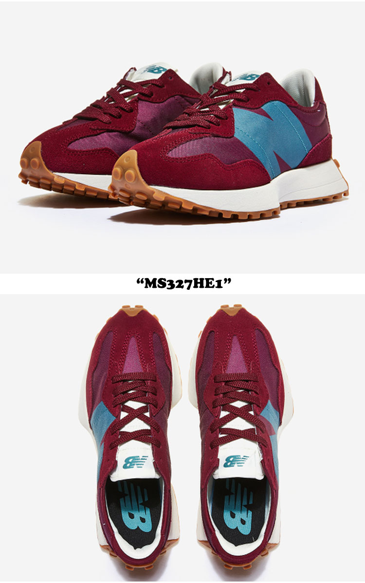 ニューバランス 327 スニーカー NEW BALANCE メンズ レディース new balance MS327 ニューバランス327 MS327HE1 BURGUNDY バーガンディー FLNBBF3U11 シューズ 【中古】未使用品