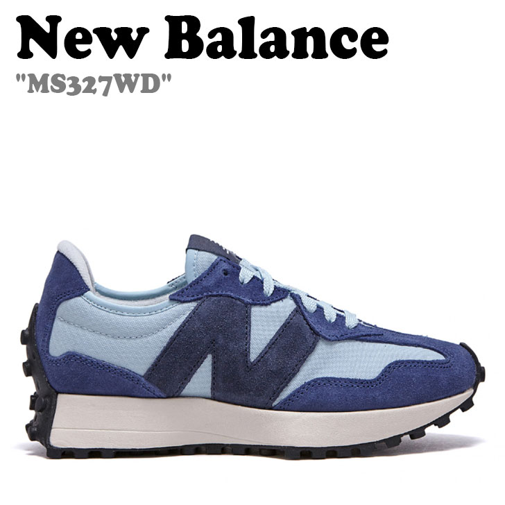 ニューバランス 327 スニーカー NEW BALANCE メンズ レディース new balance MS327 ニューバランス327 MS327WD BLUE ブルー FLNBCA1U28 シューズ 【中古】未使用品