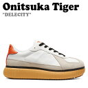 オニツカタイガー スニーカー Onitsuka Tiger メンズ レディース DELECITY デレシティ WHITE ホワイト HABANERO ハバネロ 1183B874-102 シューズ