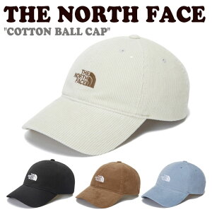 ノースフェイス キャップ THE NORTH FACE ノースフェイス メンズ レディース COTTON BALL CAP コットン ボールキャップ BLACK ブラック SKY BLUE スカイブルー CRE クリーム LIGHT BROWN ライトブラウン NE3CN51J/K/M/N ACC 【中古】未使用品