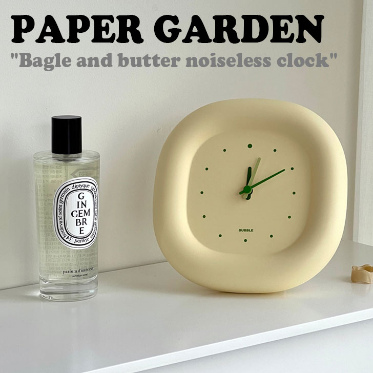 ڡѡǥ  PAPER GARDEN Bagle and butter noiseless clock ١  Х Υ쥹 å ڹ񻨲 ACC