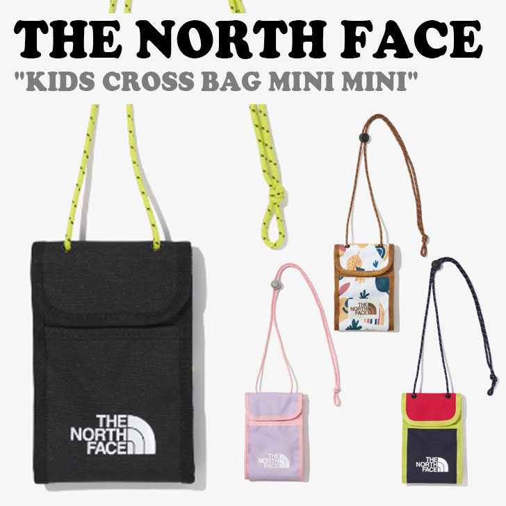 ノースフェイス クロスバッグ THE NORTH FACE 男の子 女の子 KIDS CROSS BAG MINI キッズクロスバッグ ミニ BLACK ブラック IVORY アイボリー LAVENDER ラベンダー MIDNIGHT_NAVY ミッドナイトネイビー NN2PN54R/S/T/U バッグ 【中古】未使用品