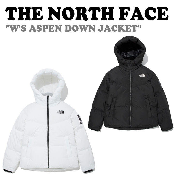 楽天upsukeノースフェイス ダウン THE NORTH FACE レディース W'S ASPEN DOWN JACKET アスペン ダウンジャケット BLACK ブラック WHITE ホワイト NJ1DM80A/B ウェア 【中古】未使用品