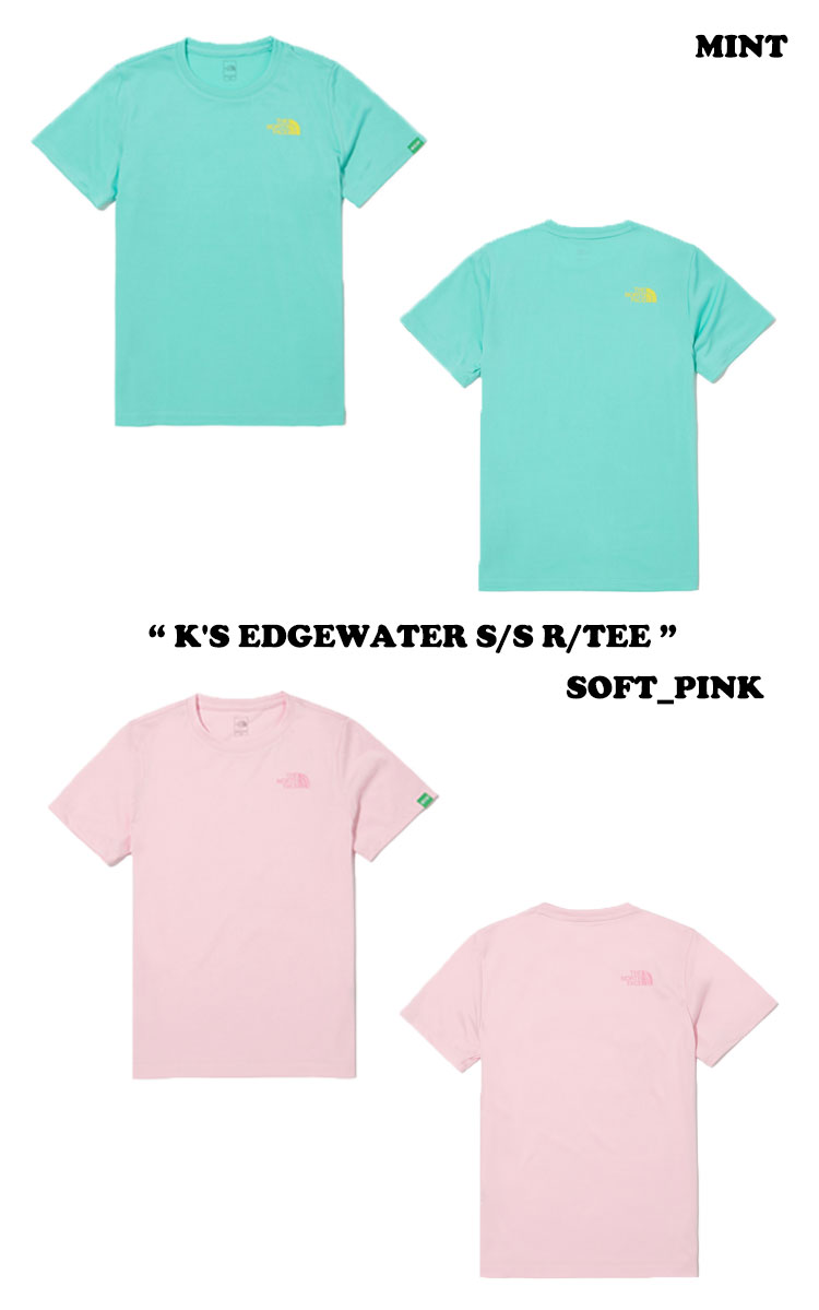 ノースフェイス Tシャツ THE NORTH FACE K'S EDGEWATER S/S R/TEE キッズ エッジウオーター ショートスリーブ ラウンドTEE 全5色 半袖 NT7UN10W/S/T/U/V ウェア【中古】未使用品