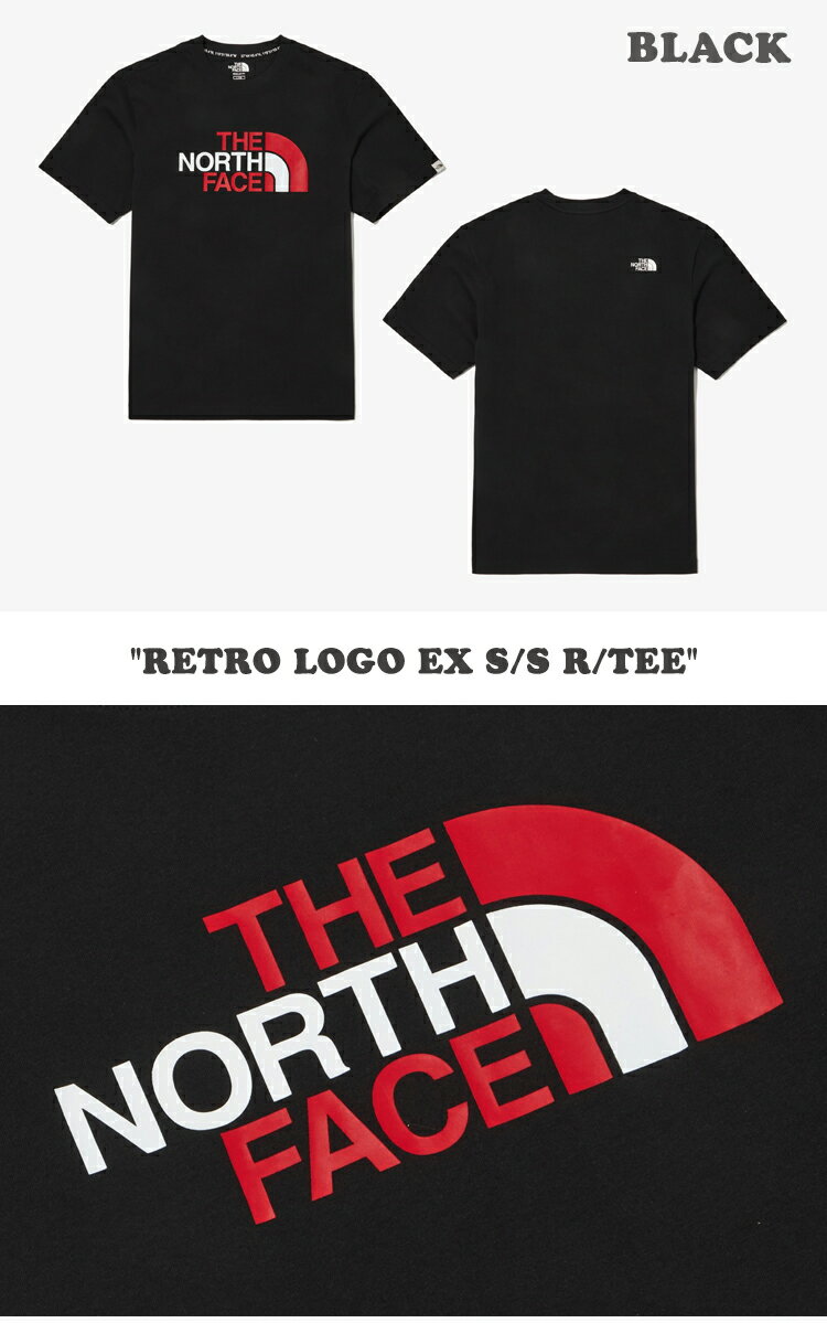 ノースフェイス 半袖Tシャツ THE NORTH FACE メンズ レディース RETRO LOGO EX S/S R/TEE レトロ ロゴ EX ショートスリーブ ラウンドTEE 全5色 NT7UN17J/K/L/M/N ウェア 【中古】未使用品