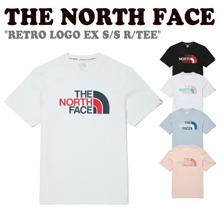 乐天商城 - ノースフェイス 半袖Tシャツ THE NORTH FACE メンズ レディース RETRO LOGO EX S/S R/TEE レトロ ロゴ EX ショートスリーブ ラウンドTEE 全5色 NT7UN17J/K/L/M/N ウェア 【中古】未使用品