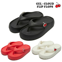 【即納/国内発送】キルシー サンダル KIRSH 正規販売店 GEL-CLOUD FLIP FLOPS ゲル クラウド フリップ フロップ BLACK ブラック IVORY アイボリー RED レッド FKQMASA704M シューズ