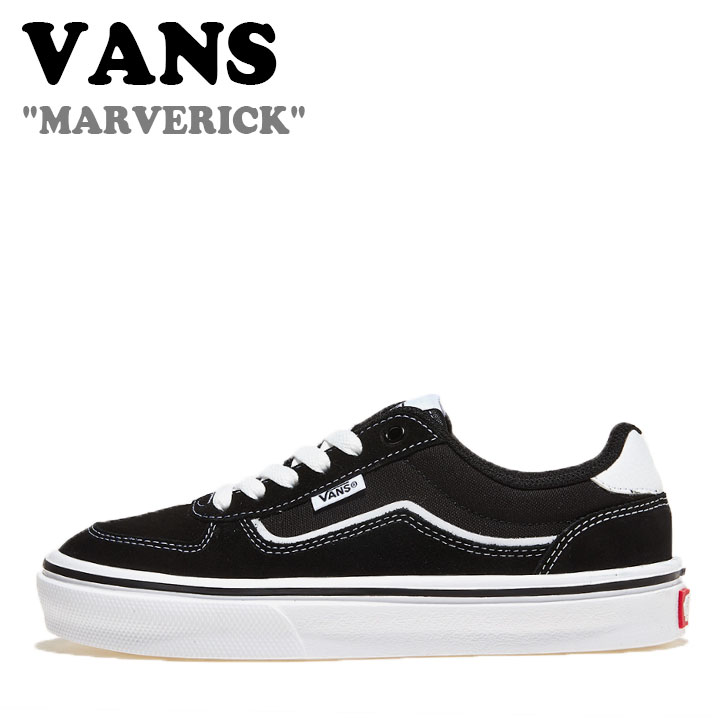 バンズ スニーカー VANS メンズ レディース MARVERICK マーベリック BLACK ブラック WHITE ホワイト V3858 SC シューズ 【中古】未使用品