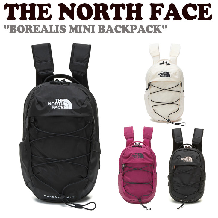 ノースフェイス リュック THE NORTH FACE メンズ レディース BOREALIS MINI BACKPACK ボレアリス ミニ バックパック BLACK ブラック DARK CHARCOAL チャコール OFF WHITE オフホワイト PINK ピンク NM2DN72A/B/C/D バッグ 【中古】未使用品