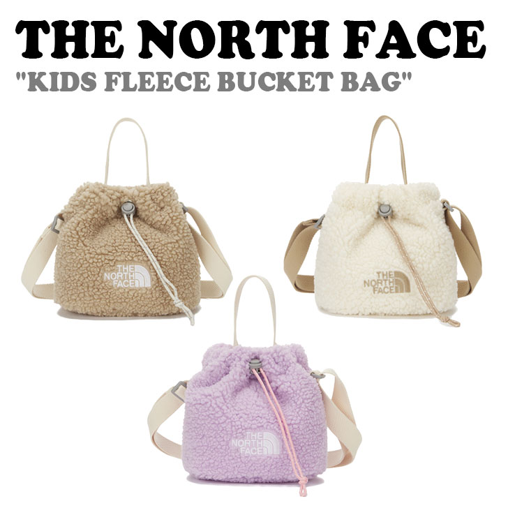 ノースフェイス クロスバッグ THE NORTH FACE 女の子 KIDS FLEECE BUCKET BAG キッズ フリース バケットバッグ BEIGE ベージュ CREAM クリーム LAVENDER ラベンダー NN2PN58R/S/T バッグ 【中古】未使用品のサムネイル