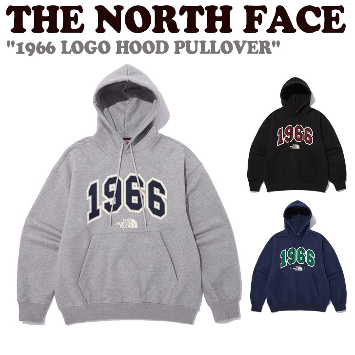 ノースフェイス パーカー THE NORTH FACE メンズ レディース 1966 LOGO HOOD PULLOVER 1966 ロゴ フード プルオーバー MELANGE_GREY メランジ グレー BLACK ブラック NAVY ネイビー NM5PN51J/K/L ウェア 【中古】未使用品