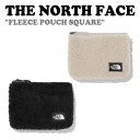 楽天upsukeノースフェイス ポーチ THE NORTH FACE メンズ レディース FLEECE POUCH SQUARE フリースポーチ スクエアー BLACK ブラック CREAM クリーム NN2PN91A/B ACC 【中古】未使用品