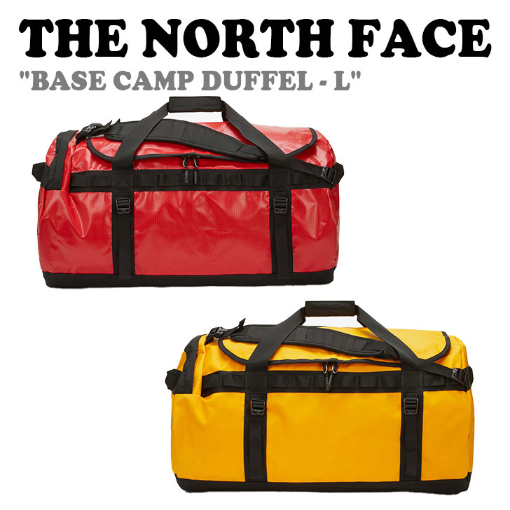 ノースフェイス ダッフルバッグ THE NORTH FACE BASE CAMP DUFFEL - L ベース キャンプ ダッフル エル RED レッド GOLD ゴールド NN2FN79A/B バッグ 【中古】未使用品