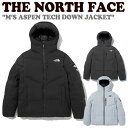 ノースフェイス ダウン THE NORTH FACE メンズ M'S ASPEN TECH DOWN JACKET メンズアスペン テック ダウンジャケット BLACK ブラック CHARCOAL チャコール LIGHT_GRAY ライト グレー NJ2DN65A/B/C ウェア 【中古】未使用品|詳細画像