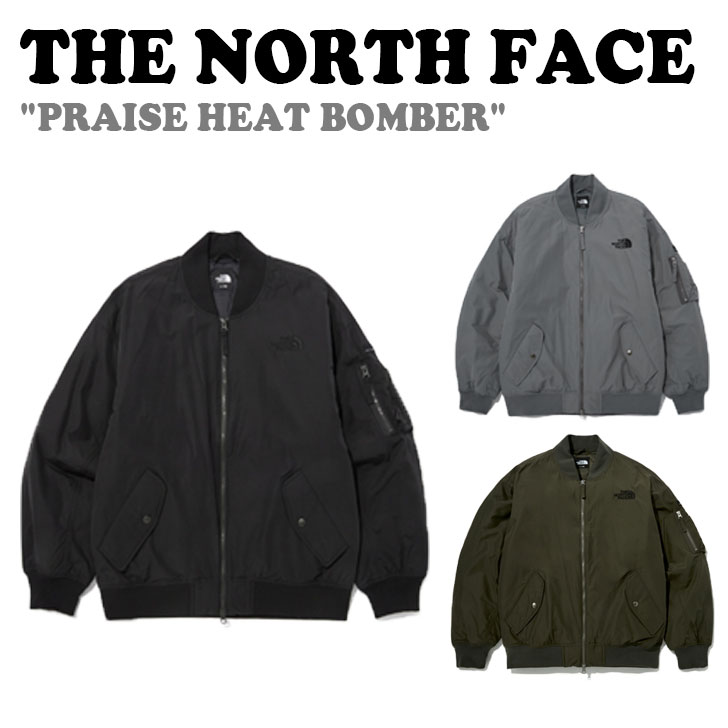 ノースフェイス ジャケット THE NORTH FACE メンズ PRAISE HEAT BOMBER プレイズ ヒート ボンバー BLACK ブラック GRAY グレー KHAKI カーキ NJ3NN53A/B/C ウェア 【中古】未使用品