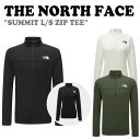ノースフェイス ロンT THE NORTH FACE メンズ レディース SUMMIT L/S ZIP TEE サミット ロングスリーブ ジップ Tシャツ BL...