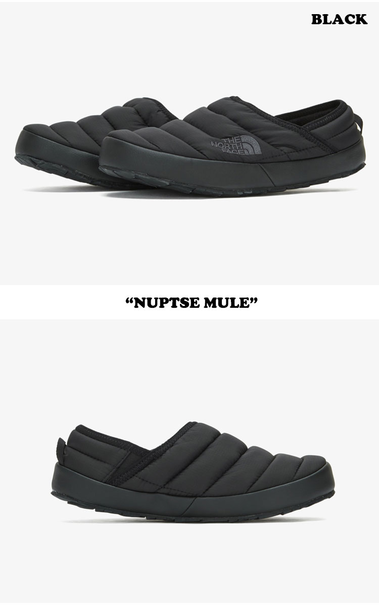 ノースフェイス ミュール THE NORTH FACE メンズ レディース NUPTSE MULE ヌプシ ミュール BLACK ブラック BEIGE ベージュ REAL BLACK リアル ブラック WHITE ホワイト NS93N52A/B/C/D シューズ 【中古】未使用品 2