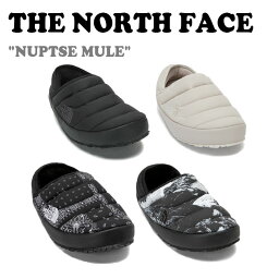 ノースフェイス ミュール THE NORTH FACE メンズ レディース NUPTSE MULE ヌプシ ミュール BLACK ブラック BEIGE ベージュ REAL BLACK リアル ブラック WHITE ホワイト NS93N52A/B/C/D シューズ 【中古】未使用品