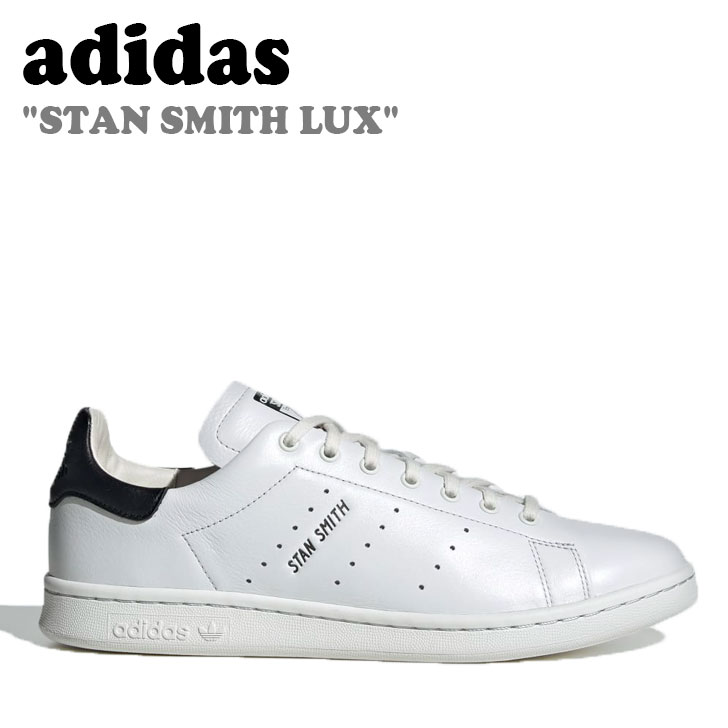 樂天商城 - アディダス スニーカー adidas メンズ レディース STAN SMITH LUX スタンスミス ラックス CRYSTAL WHITE クリスタル ホワイト OFF WHITE オフホワイト CORE BLACK コア ブラック HQ6785 シューズ 【中古】未使用品