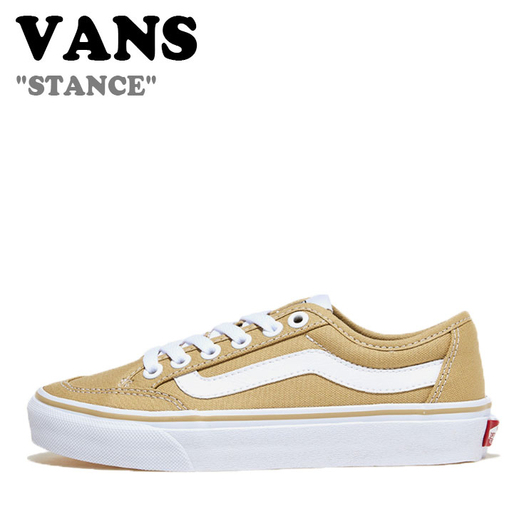 バンズ スニーカー VANS メンズ レディース STANCE スタンス BEIGE ベージュ WHITE ホワイト V362 シューズ【中古】未使用品