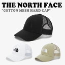 ノースフェイス キャップ THE NORTH FACE メンズ レディース COTTON MESH HARD CAP コットン メッシュ ハードキャップ BLA...