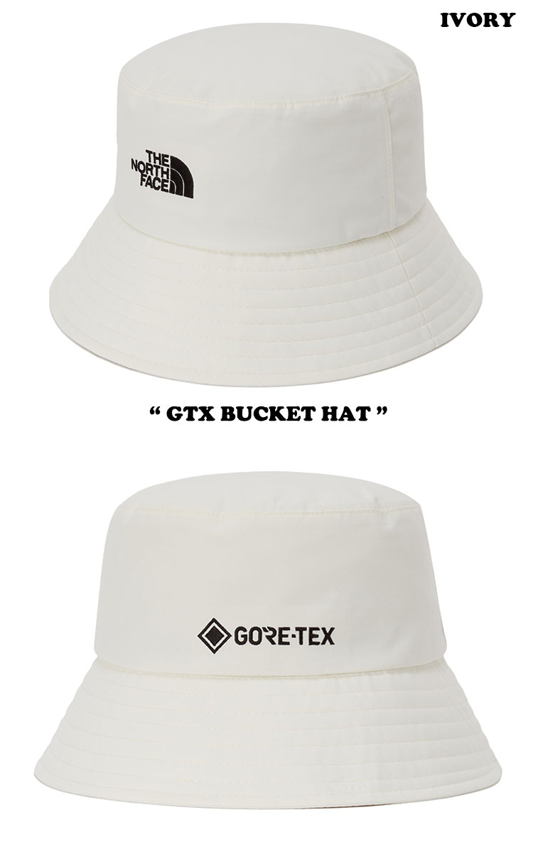 ノースフェイス バケットハット THE NORTH FACE メンズ レディース GTX BUCKET HAT ゴアテックス バケット ハット BLACK ブラック IVORY アイボリー NE3HP02A/B ACC 【中古】未使用品