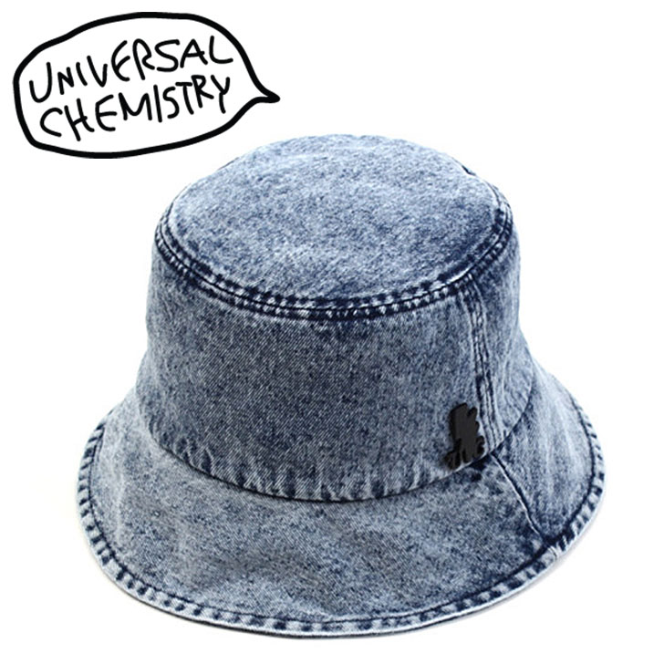 ユニバーサル ケミストリー バケットハット UNIVERSAL CHEMISTRY 正規販売店 Washing Dark Denim Bucket Hat ワッシング ダーク デニムバケットハット WASHING DENIM ワッシングデニム 5568103822 ACC(4.0)