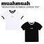 ॢॢ ȾµT muahmuah ࡼࡼ ǥ SIGNATURE RUBBER LINGER TEE ͥ㡼 С 󥬡 ƥ BLACK ֥å WHITE ۥ磻 MUT20029 