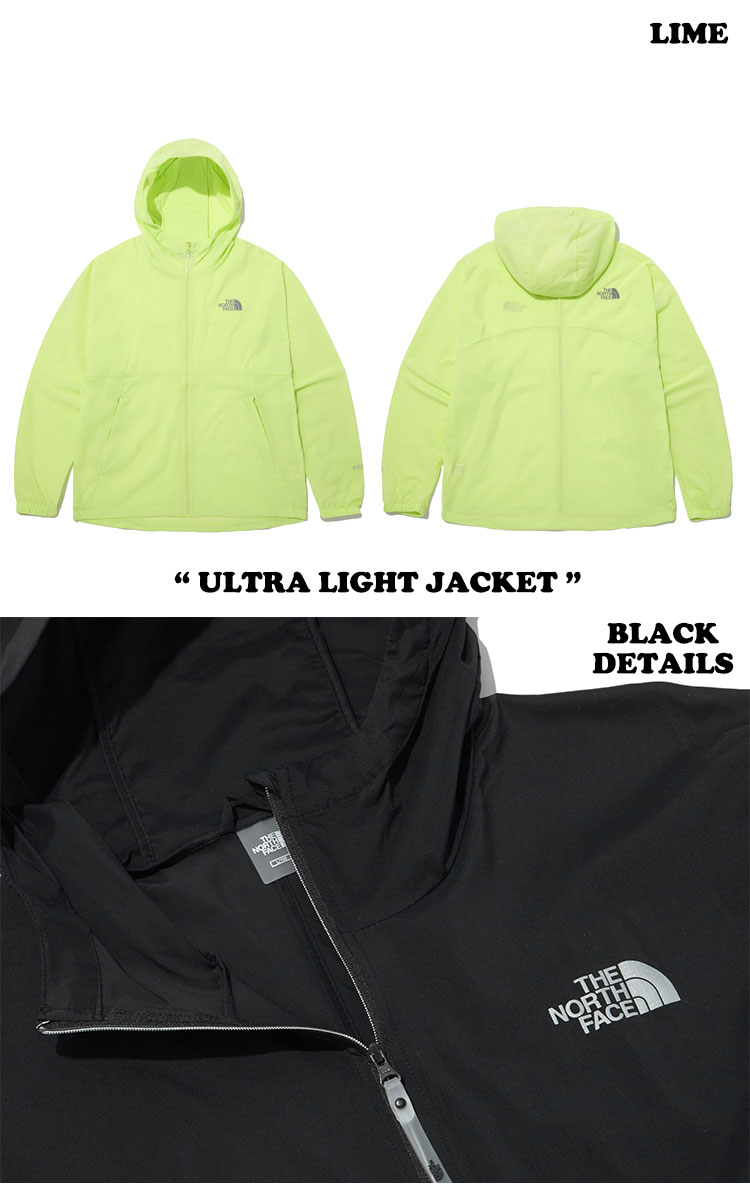 ノースフェイス ジャケット THE NORTH FACE メンズ レーディス ULTRA LIGHT JACKET ウルトラ ライトジャケット BLACK ブラック LIGHT GRAY ライトグレー LIME ライム NJ3LP05A/B/C ウェア【中古】未使用品