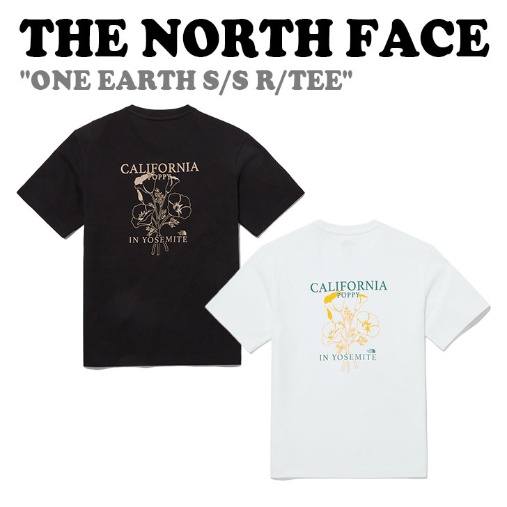 Rakuten - ノースフェイス Tシャツ THE NORTH FACE メンズ レディース ONE EARTH S/S R/TEE ワン アース ショートスリーブ ラウンドTシャツ BLACK ブラック WHITE ホワイト NT7UP05J/K 半袖 ウェア 【中古】未使用品