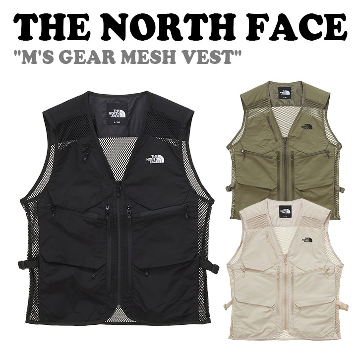 ノースフェイス ベスト THE NORTH FACE メンズ M'S GEAR MESH VEST M'Sギアー メッシュベスト 全3色 NV3BP01A/B/C ウェア 【中古】未使用品