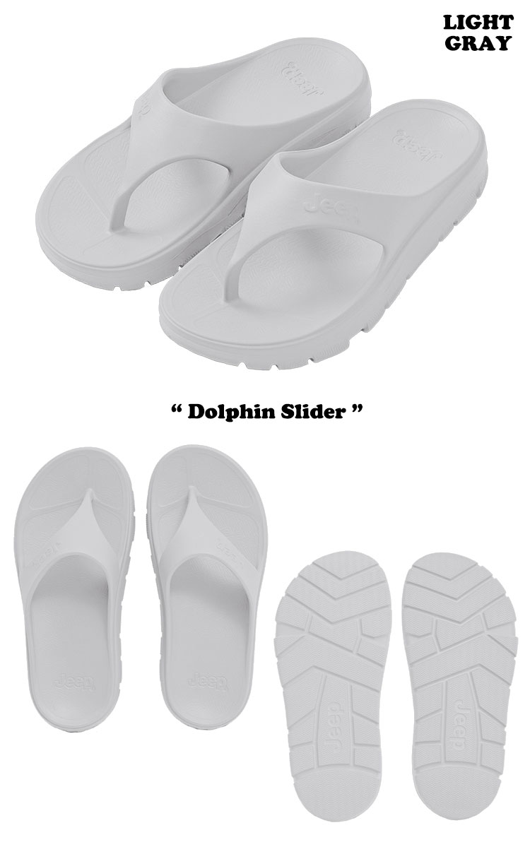 ジープ サンダル Jeep メンズ レディース Dolphin Slider ドルフィン スライダー IVORY アイボリー LIGHT GRAY ライトグレー DARK GRAY ダークグレー KHAKI カーキ BLACK ブラック JM0GHU551IV/LR/DG/KH/BK シューズ