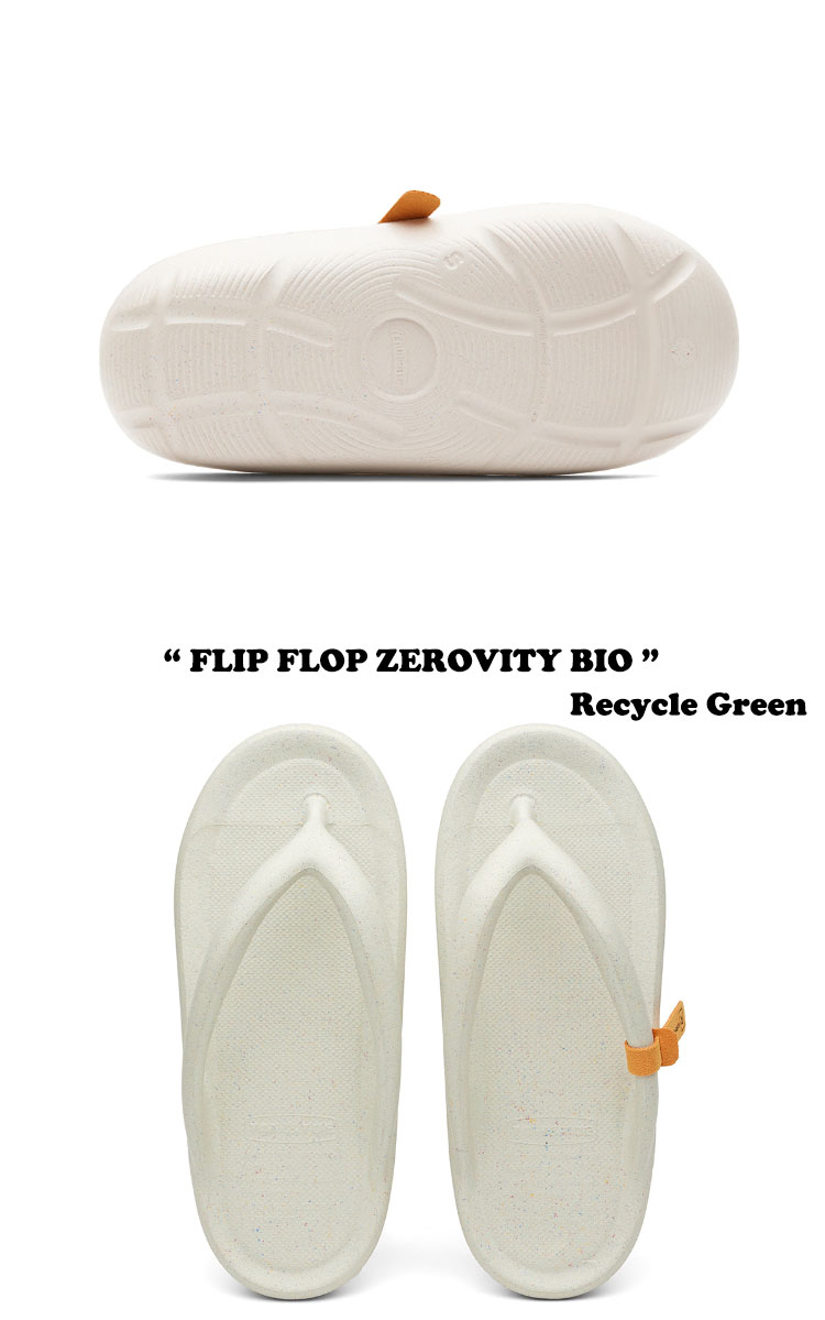 トー＆トー サンダル TAW＆TOE メンズ レディース FLIP FLOP ZEROVITY BIO フリップ フロップ ゼロビティ バイオ RECYCLE CREAM リサイクル クリーム RECYCLE GREEN リサイクル グリーン RFF6002CRZ RFF6002SGZ シューズ