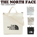 ノースフェイス トートバッグ THE NORTH FACE メンズ レディース BIG LOGO TOTE ビッグ ロゴ トート IVORY アイボリー BLA...
