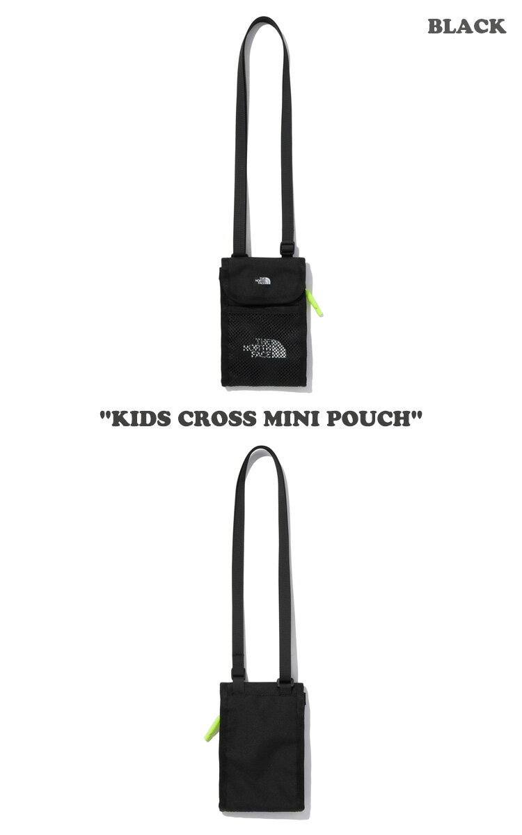 ノースフェイス クロスバッグ THE NORTH FACE 男の子 女の子 KIDS CROSS MINI POUCH キッズ クロス ミニ ポーチ BLACK ブラック NAVY ネイビー LILAC ライラック LIGHT PINK ライト ピンク NN2PP02R/S/T/U バッグ 【中古】未使用品