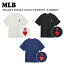 २ӡ ȾµT MLB  ǥ HEART SMALL LOGO OVERFIT T-SHIRT ϡ ⡼  Сեå T WHITE ۥ磻 BLACK ֥å NAVY ͥӡ 3ATSH0133-50IVS/43BKS/43NYS 