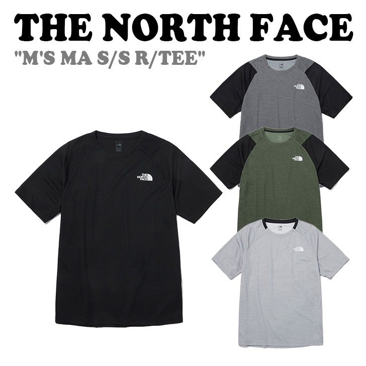 樂天商城 - ノースフェイス Tシャツ THE NORTH FACE メンズ M'S MA S/S R/TEE エムエイ ショートスリーブ ラウンドTEE BLACK ブラック CHARCOAL GREY チャコールグレー DARK KHAKI ダーク カーキ MELANGE GREY メランジグレー NT7UP01A/B/C/D ウェア 【中古】未使用品