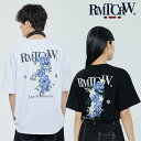 ロマンティッククラウン 半袖Tシャツ ROMANTIC CROWN 正規販売店 ROMANTIC FLOWER TEE SHIRT ロマンティック フラワー Tシャツ LIGHT GREY ライト グレー BLACK ブラック 23RCSUTTSU014BK/LG ウェア