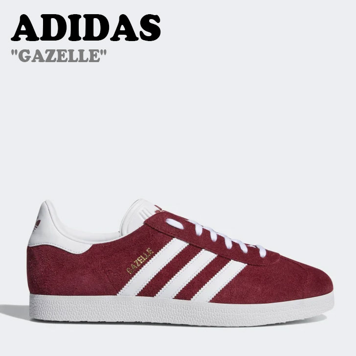 アディダス スニーカー adidas メンズ レディース GAZELLE ガゼル Collegiate Burgundy カレッジエイト バーガンディー Cloud White クラウド ホワイト Gold Metallic ゴールドメタリック B41645 シューズ 【中古】未使用品