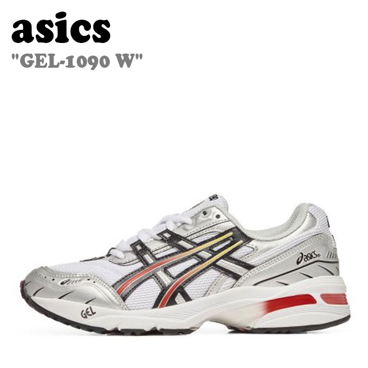 アシックス スニーカー asics レディース GEL-1090 W ゲル 1090 WHITE ホワイト BLACK ブラック 1022A308-100 シューズ