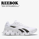リーボック スニーカー REEBOK メンズ レディース ZIG DYNAMICA 4 ジグ ダイナミカ4 WHITE ホワイト BLACK ブラック HR1357 RESO3EE1UWT シューズ(4)