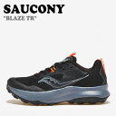 サッカニー スニーカー SAUCONY メンズ BLAZE TR ブレーズ TR BLACK ブラック VIZIORANGE オレンジ S20845-05 シューズ