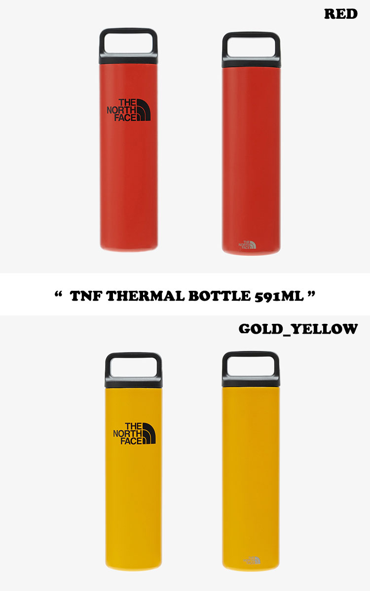 ノースフェイス 水筒 THE NORTH FACE メンズ レディース TNF THERMAL BOTTLE 591ML サーマル ボトル 591ml WHITE ホワイト BLACK ブラック RED レッド GOLD YELLOW ゴールド イエロー SLATE KHAKI スレート カーキ NA5CP08A/B/C/D/E ACC【中古】未使用品